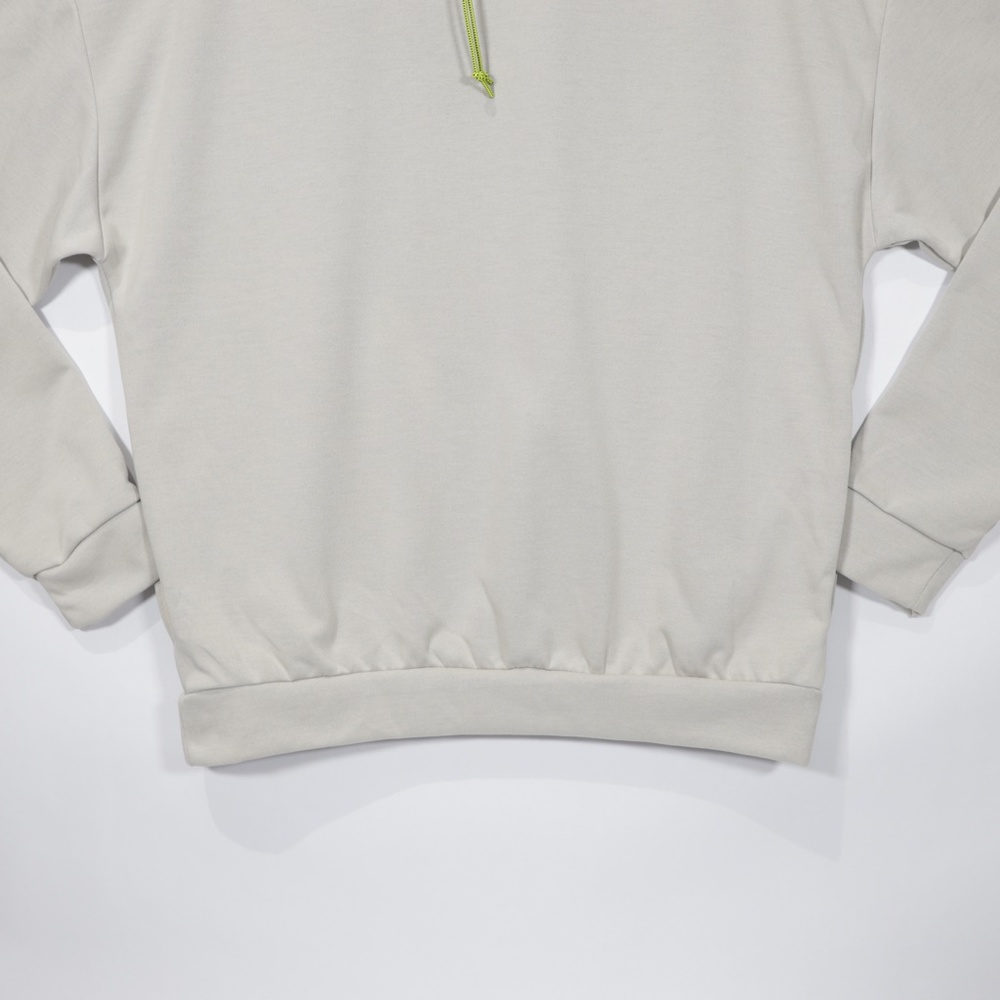 Reebok Men's Long Sleeve MYT OTH Pocket Oversize Sweatshirt Hoodie Stucco Size M - Picture 8 of 11